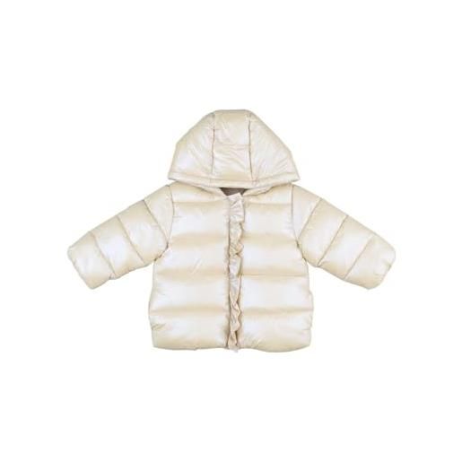 Prénatal prénatal, giubbotto piumino con cappuccio e zip, ideale per l'inverno, bimba, 6-9 mesi, beige