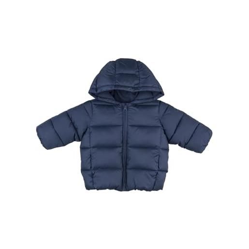 Prénatal prénatal giubbotto foderato in pile con cappuccio, impermeabile, ideale per l'inverno giubbino per bimbo, blu, 12-18 mesi bambini e ragazzi