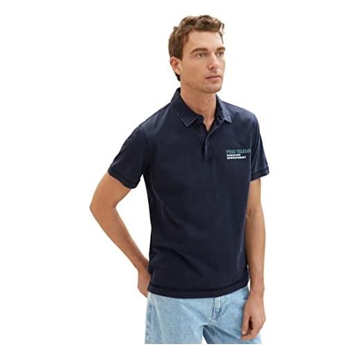TOM TAILOR 1036414 polo, 10668-sky captain blue, xxl uomo