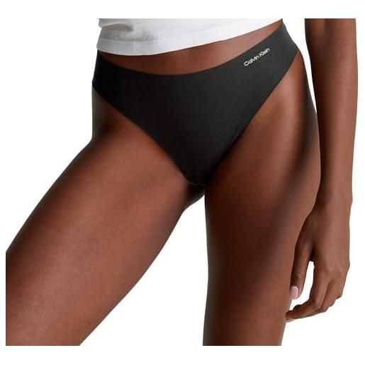 Calvin Klein donna perizoma thong elasticizzato, nero (black), xl