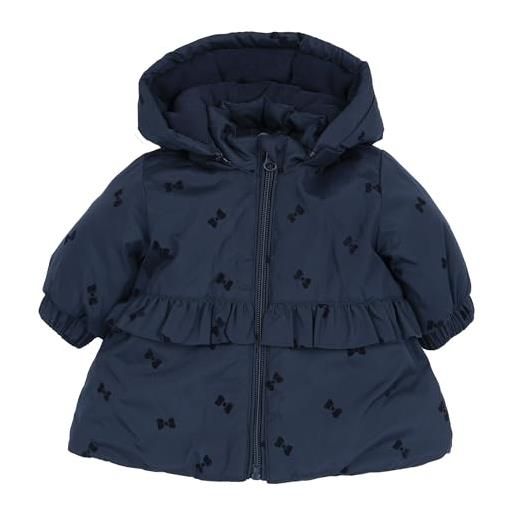 Chicco, giubbotto neonata con cappuccio e pratica chiusura a zip, lavabile in lavatrice, abbigliamento bambina 0-24 mesi, designed in italy