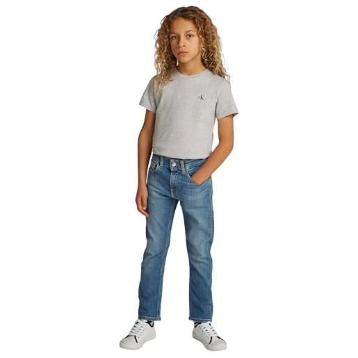 Calvin Klein ess dad ib0ib02306 altri jeans, denim (essential washed blue), 16 anni bambino