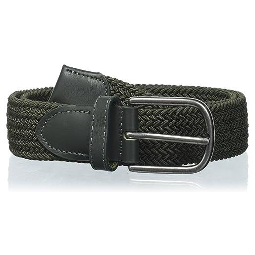 JACK & JONES jacfall woven belt cintura, forest night, 95 cm uomo