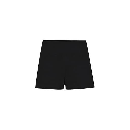 Champion legacy w-performance quick dry fitted shorts pantaloncini, nero (kk001), xs donna