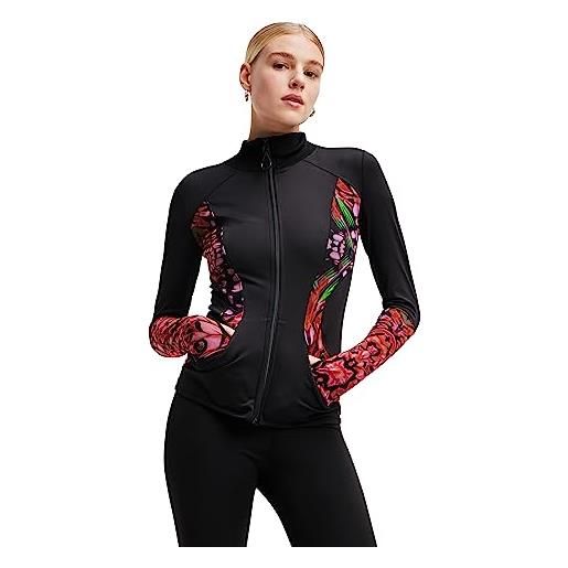 Desigual felpa maripo, nero, xs donna