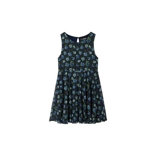 Desigual vest_barbara dress da bambina, blu, 4 anni