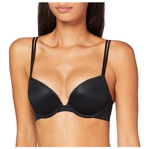 Calvin Klein reggiseno push-up donna con ferretto, nero (black), 65c (30c)