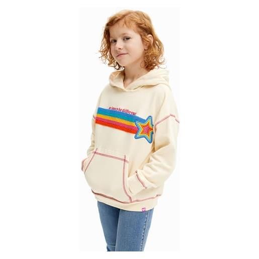 Desigual girl knit sweat long sleeve, maglia di tuta ragazze, 