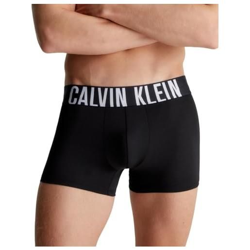 Calvin Klein uomo pantaloncini boxer confezione da 3 intimo, nero (black/black/black), xxl