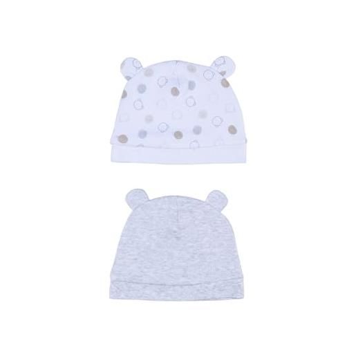 Prénatal prénatal, set 2 cappellini in 100% morbido cotone per neonato/neonata