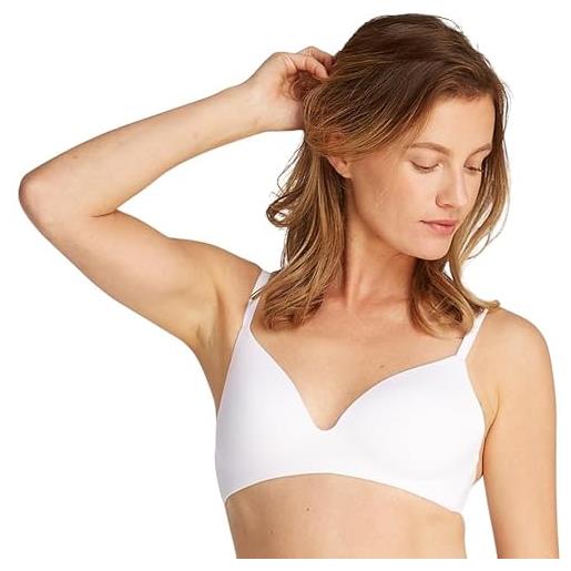 Calvin Klein wire free t shirt bra, regisseno, bianco (white), 34d