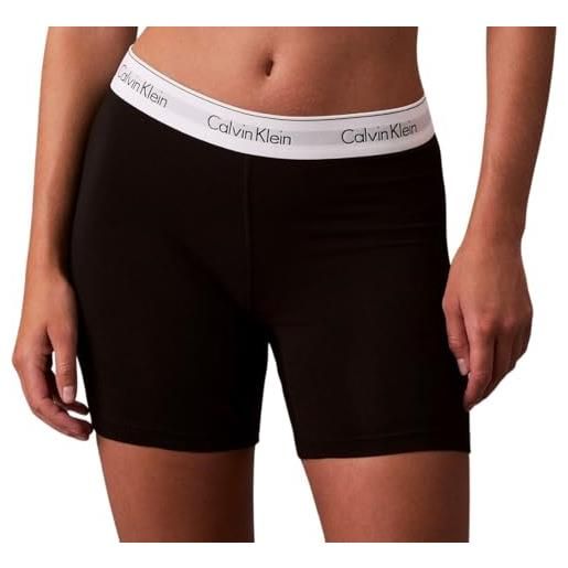 Calvin Klein donna pantaloncini hipster boxer brief con fascia con logo, nero (black), xs
