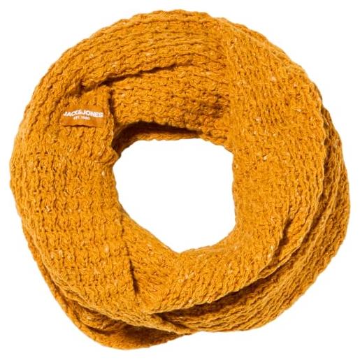 JACK & JONES sciarpa da uomo jaccliff nap tube scarf, oro miele, taglia unica