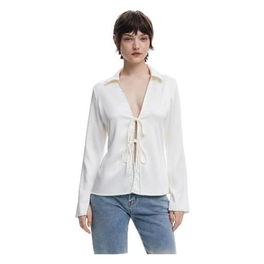 Desigual blus_eris, 1021 off white, l