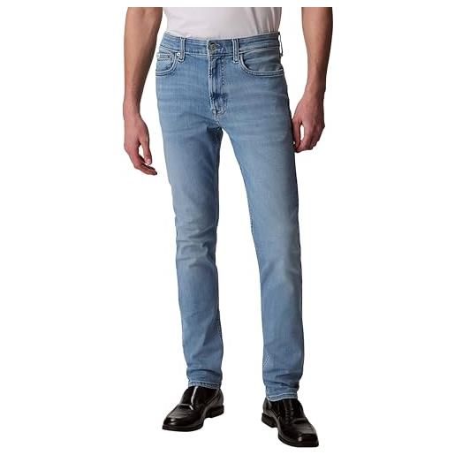 Calvin Klein uomo jeans arrow stone skinny fit, blu (arrow stone), 30w/33l