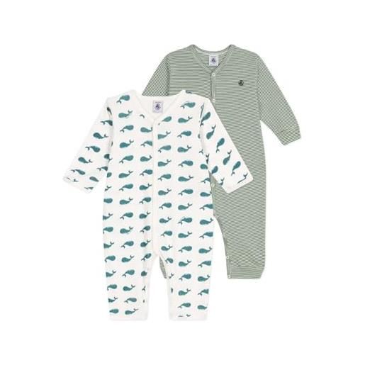 Petit Bateau a0ct7 articoli per il sonno, variante 1, 12 mesi (pacco da 2) unisex-bimbi