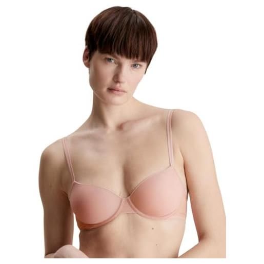 Calvin Klein reggiseno t-shirt donna lightly lined con ferretto, rosa (subdued), 3c