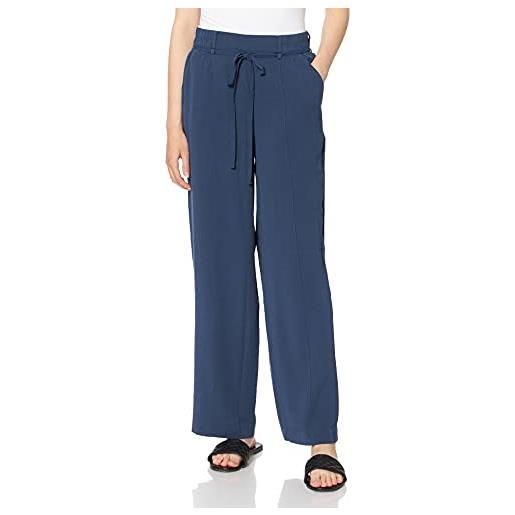 TOM TAILOR le signore pantaloni dritti con lyocell 1027047, 10378 - dark denim blue, 36w / 32l