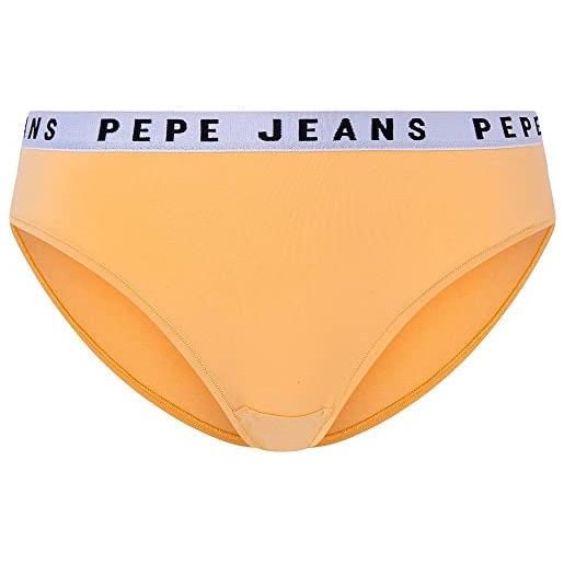 Pepe Jeans solid bikini, intimo in stile bikini donna, giallo (yellow), s