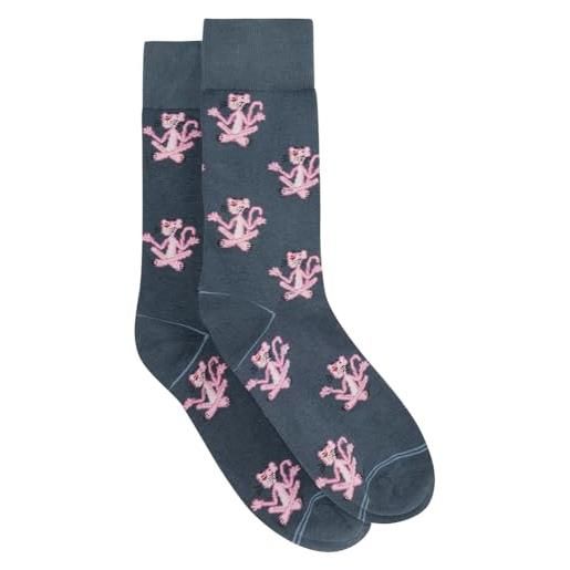 Springfield yoga the pink panther socks, blu, 39-42 uomo