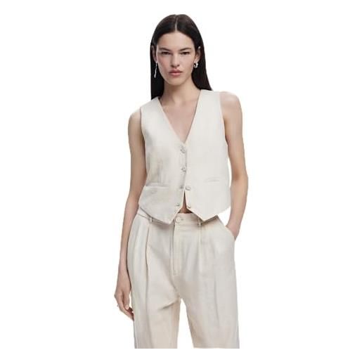 Desigual chaleco_portland, 1008 beige crude, m