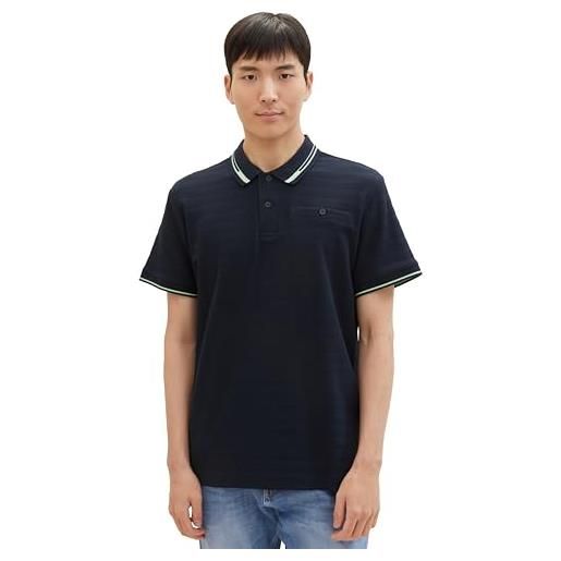 TOM TAILOR 1040936 polo, 10668-sky captain blue, xxl uomo