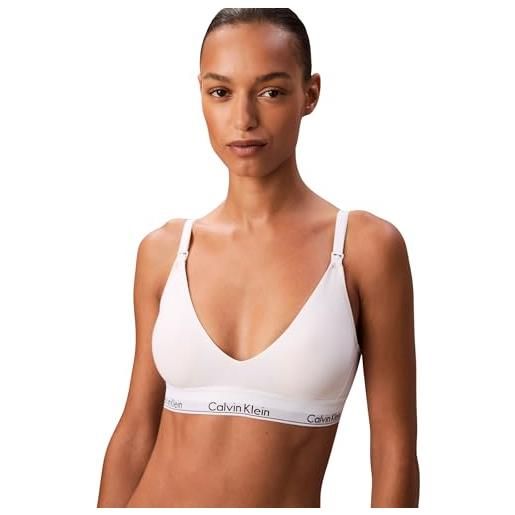 Calvin Klein donna reggiseno allattamento lightly lined bralette, bianco (white), m