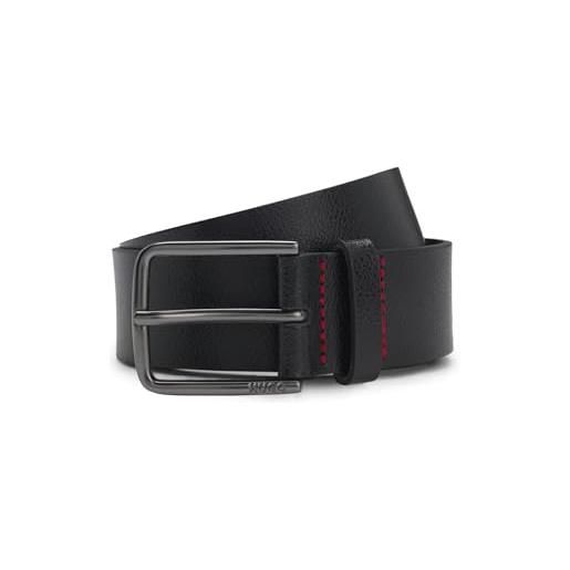 HUGO gerik-lam_sz35 10245771 01 cintura, nero, 100 cm uomo