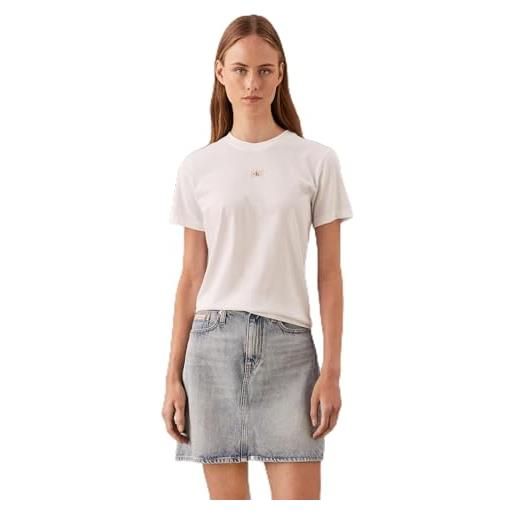 Calvin Klein Jeans calvin klein minigonna regolare da donna a trapezio, denim light, 24w
