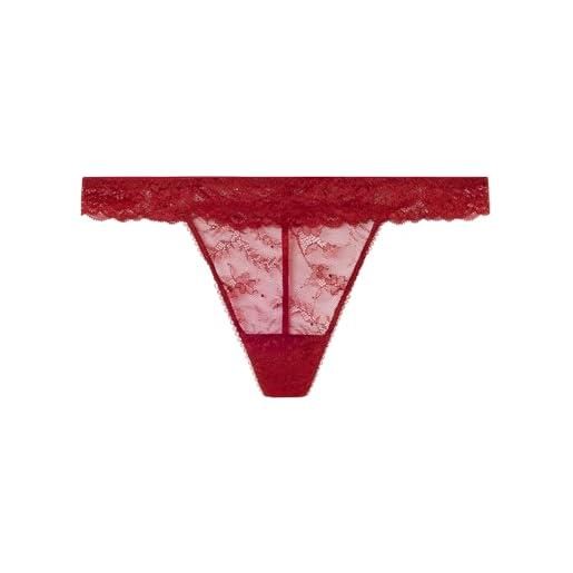 Women'secret tanga xmas red collection brief, rosso, xl donna