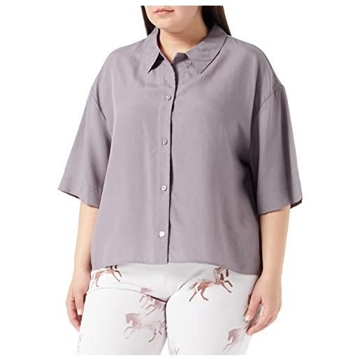 Triumph boyfriend mywear boxy shirt parte superiore del pigiama, pigeon grey, 44 donna