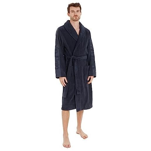 Calvin Klein jeans robe 000em1159e, accappatoi uomo, blu (blue shadow), s-m