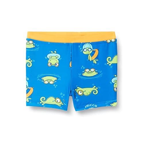 Chicco costume boxer, costume da bagno boxer bimbo 0-24, blu (2), 80