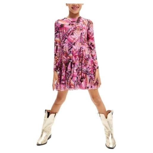 Desigual girl knit dress long sleeve, vestito ragazze, 