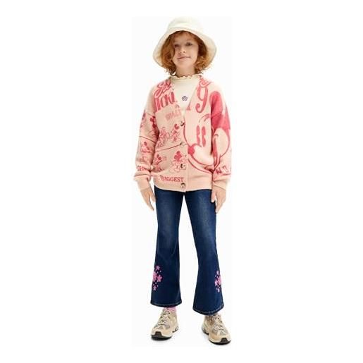 Desigual girl flat knit pullover long sleeve, maglia di tuta ragazze, 