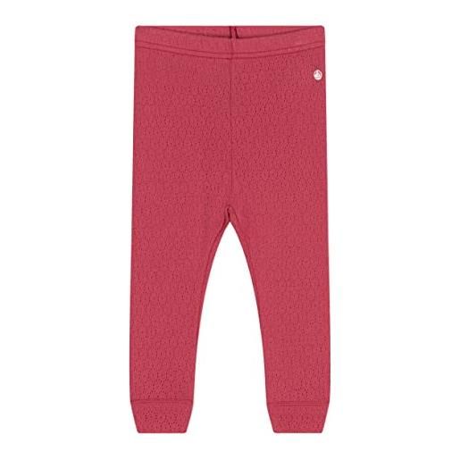 Petit Bateau a079e, ghette bimba 0-24, rosa papi, 3 mesi