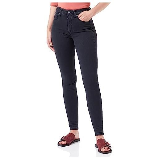 Calvin Klein donna jeans skinny vita alta, nero (denim black), 30w/30l