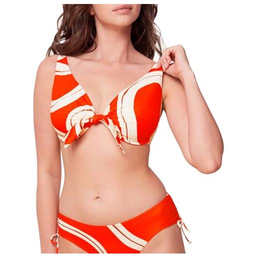 Triumph donna summer allure w, bikini top, orange - light combination, 46 / b