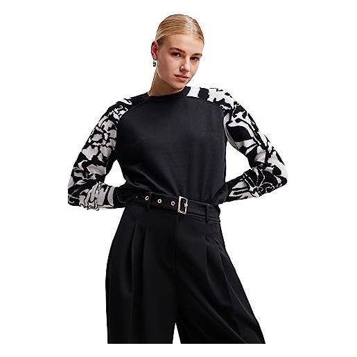 Desigual pullover_limpopo felpa, nero, xs donna