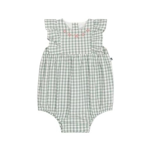 Petit Bateau a0ced, pagliaccetto bimba 0-24, verde/bianco, 24 mesi