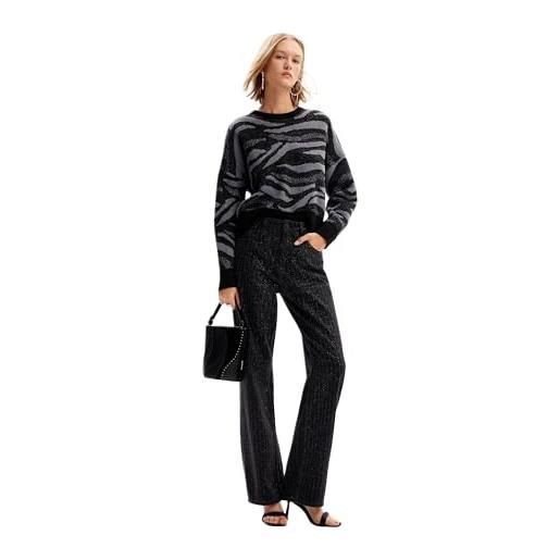 Desigual jers_winnipeg, 2000, xxl, nero, xxl