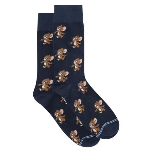 Springfield tom&jerry jerry socks, blu, 43-46 uomo