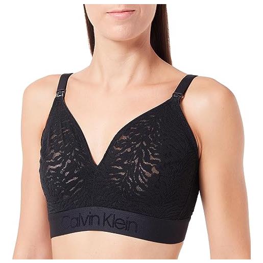 Calvin Klein reggiseno a bralette donna unlined reggiseno allattamento, multicolore (black), s