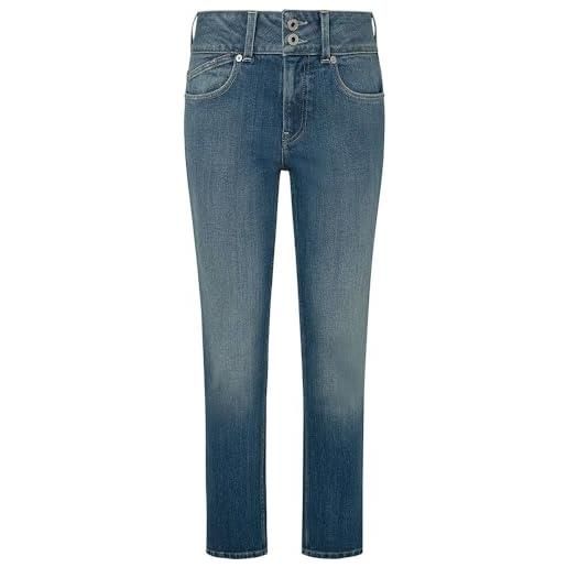 Pepe Jeans slim jeans mw pl204735, blu (denim-hv6), 27w x 32l donna