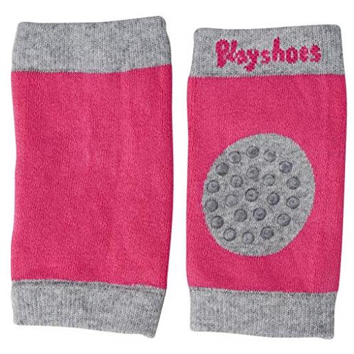 Playshoes unisex - bimbi 0-24 knieschoner rutschhemmend scalda gambe, pink, taglia unica