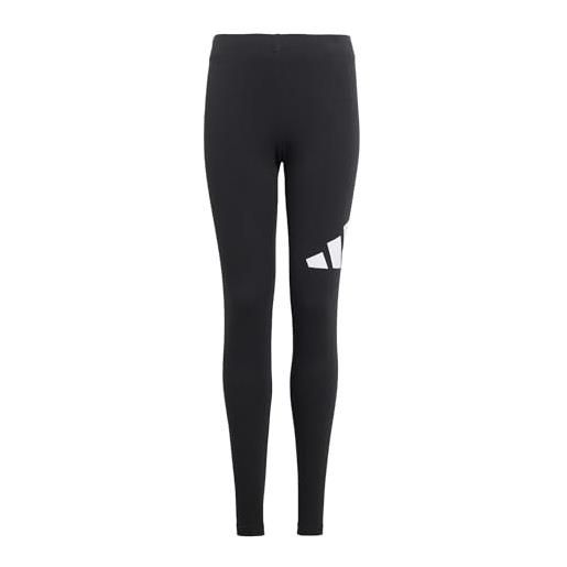 adidas bambina essentials linear logo leggings, black/white, 14-15 years
