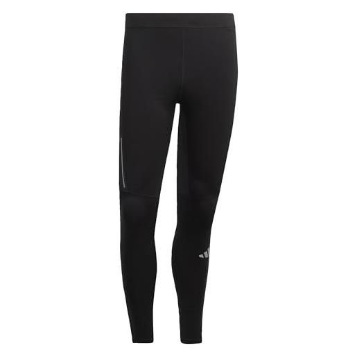 adidas uomo own the run leggings, black, m