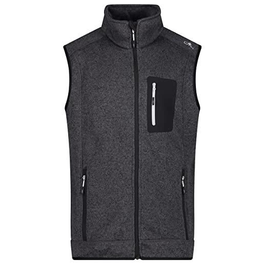CMP - gilet da uomo, nero-glacier, 56