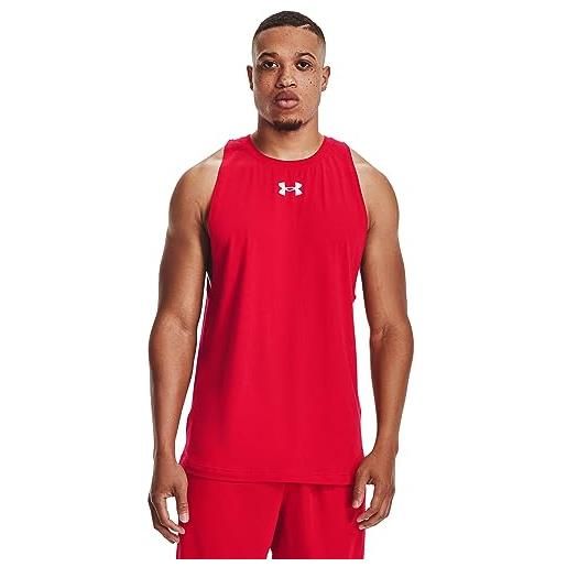 Under Armour uomo ua baseline cotton tank, canotta palestra uomo, canottiera uomo leggera e traspirante, canottiera uomo estiva e sportiva