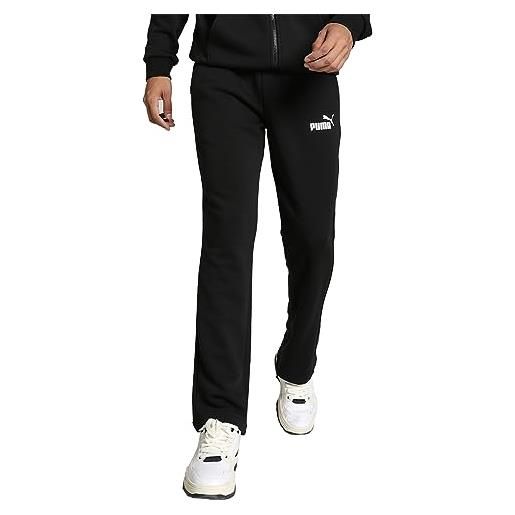 Puma ess logo pants tr op srl pantaloni, nero (black 22), s uomo